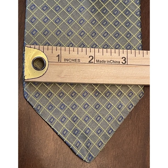 Arrow Green Blue 100% Imported Silk Men’s Neck Tie Made In Usa - Picture 4 of 9